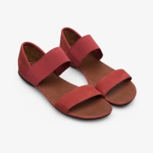 Camper Right Sandals Red - Womens Singapore WMROPY-059